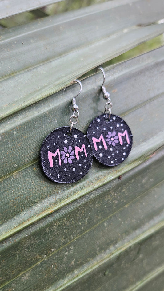 Mom Lightweight Hook Earrings