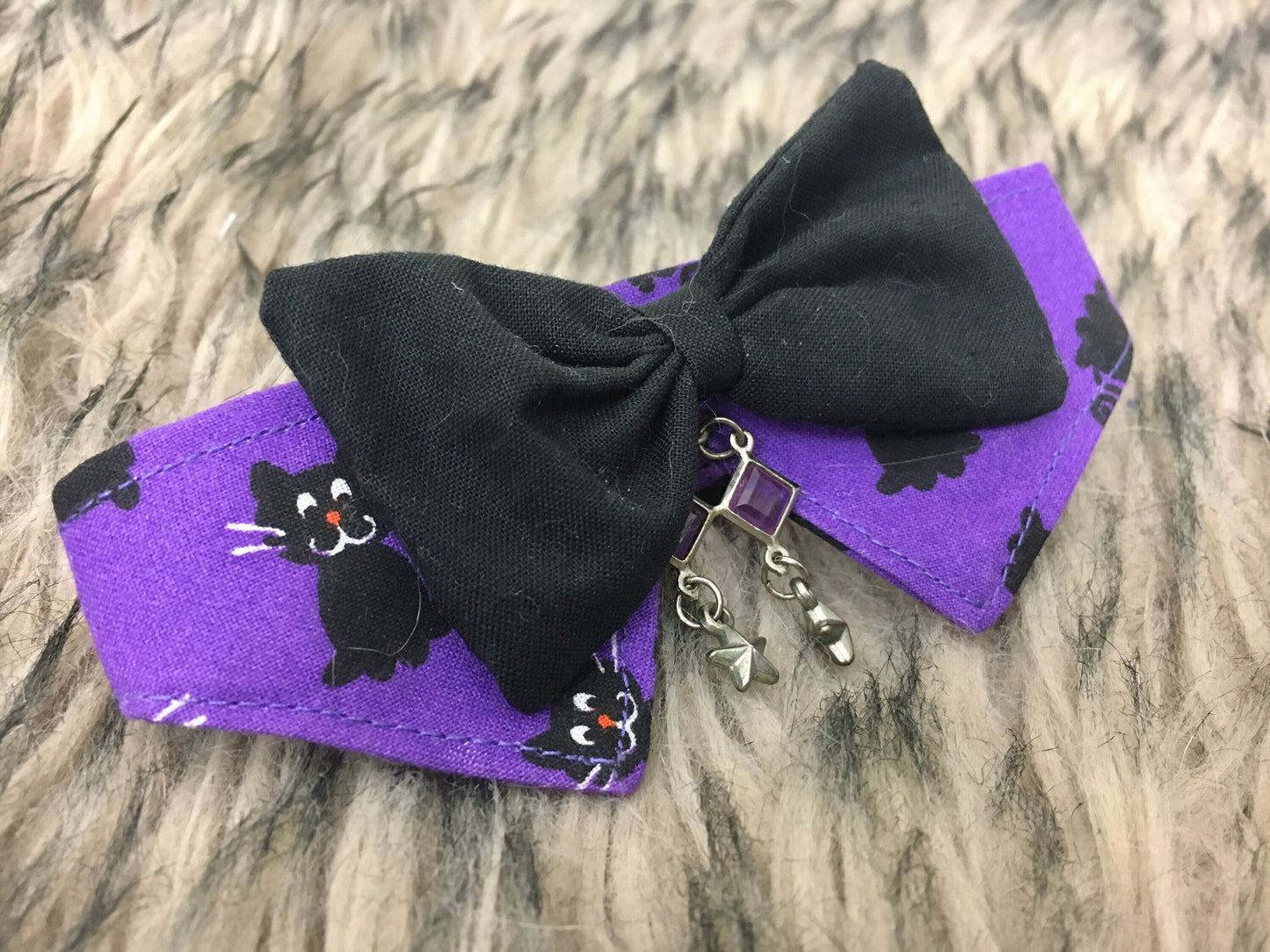 Adjustable Spooky and Cute Collar Accessory for Cat
