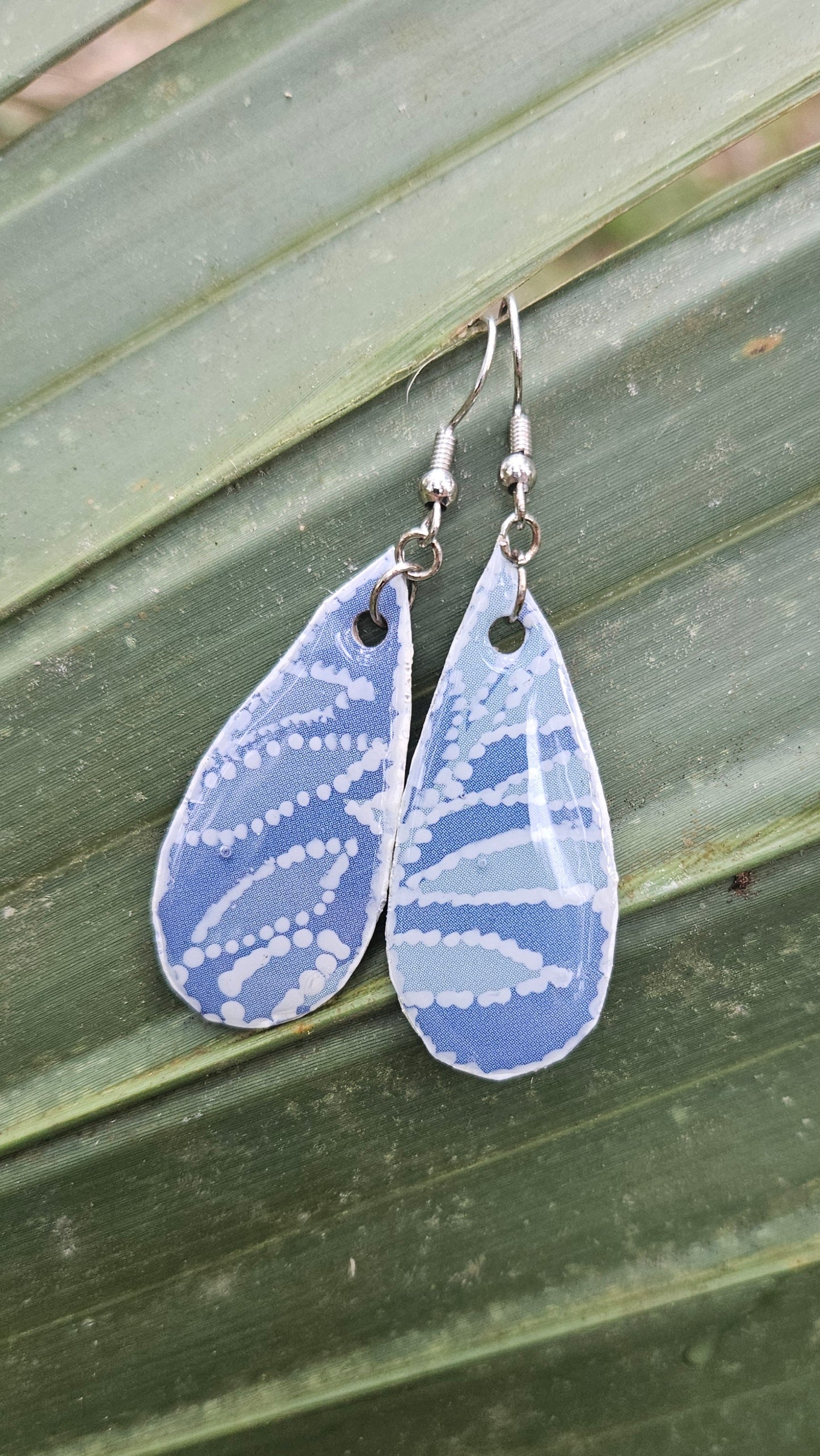 Nature Blues Hook Earrings