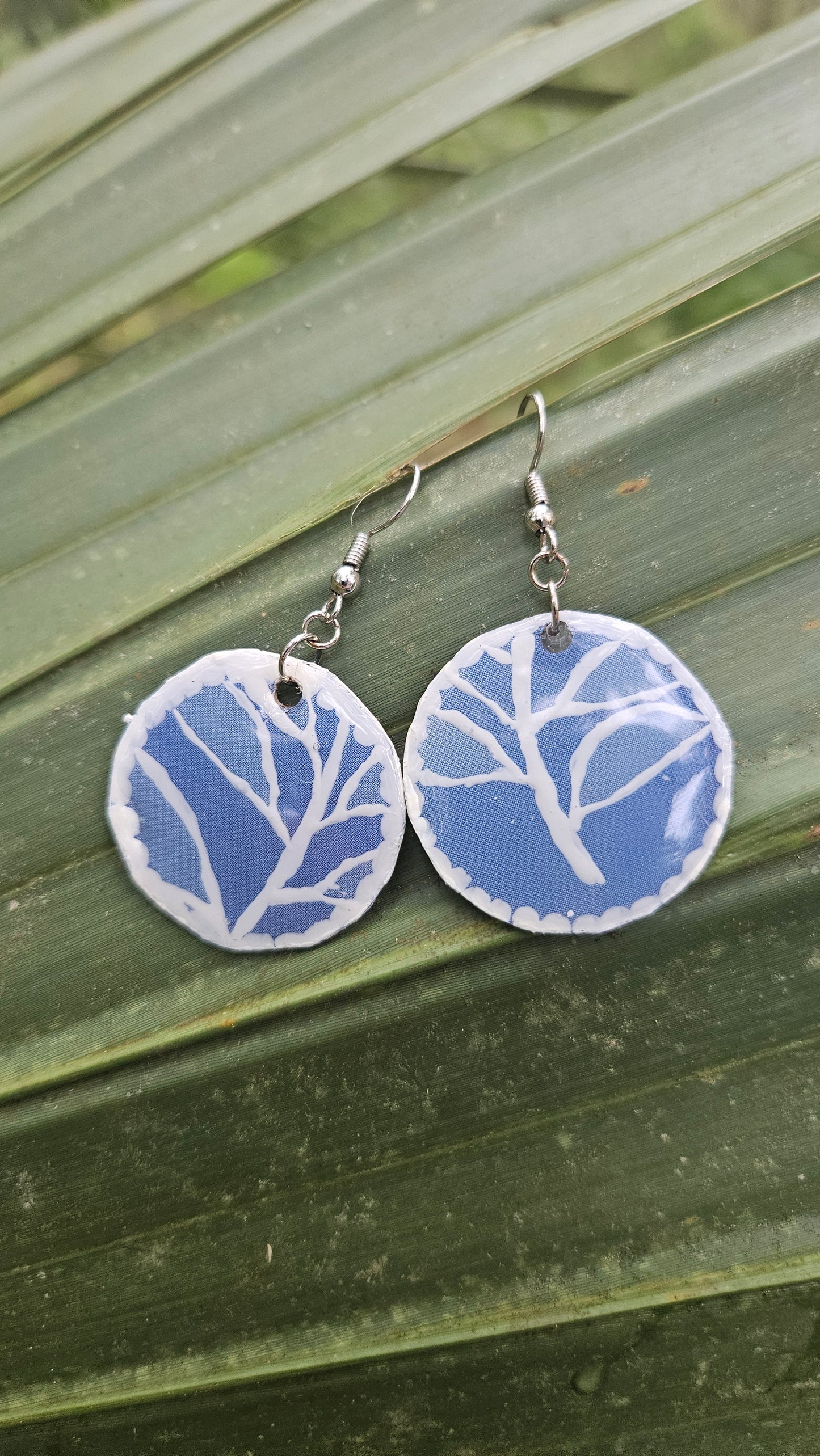 Nature Blues Hook Earrings
