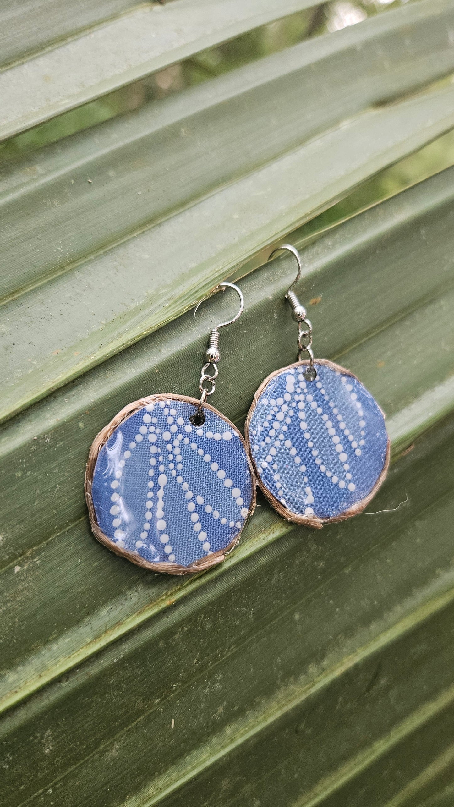 Nature Blues Hook Earrings