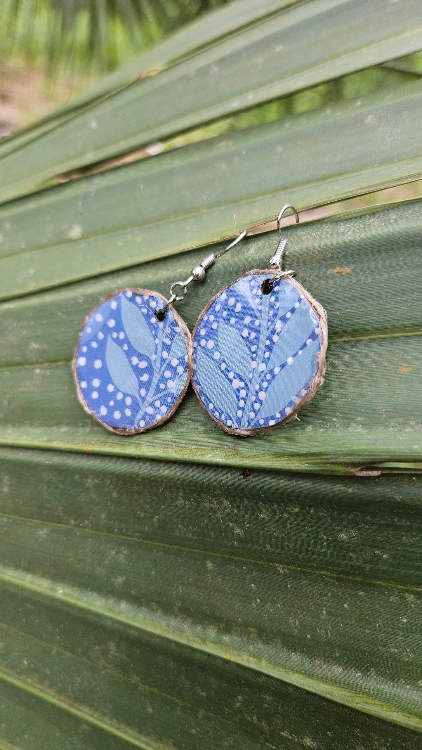 Nature Blues Hook Earrings