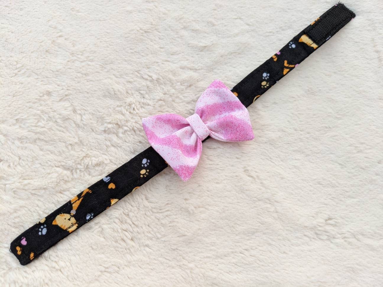 Adjustable Brown or Black Collar Accessory for Cat