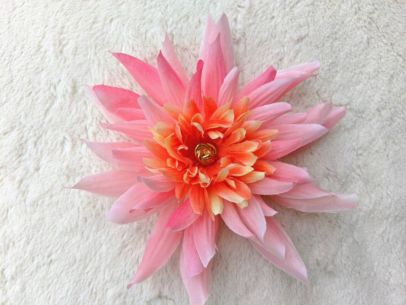 Orange Wedding Accessory for Dog Collar