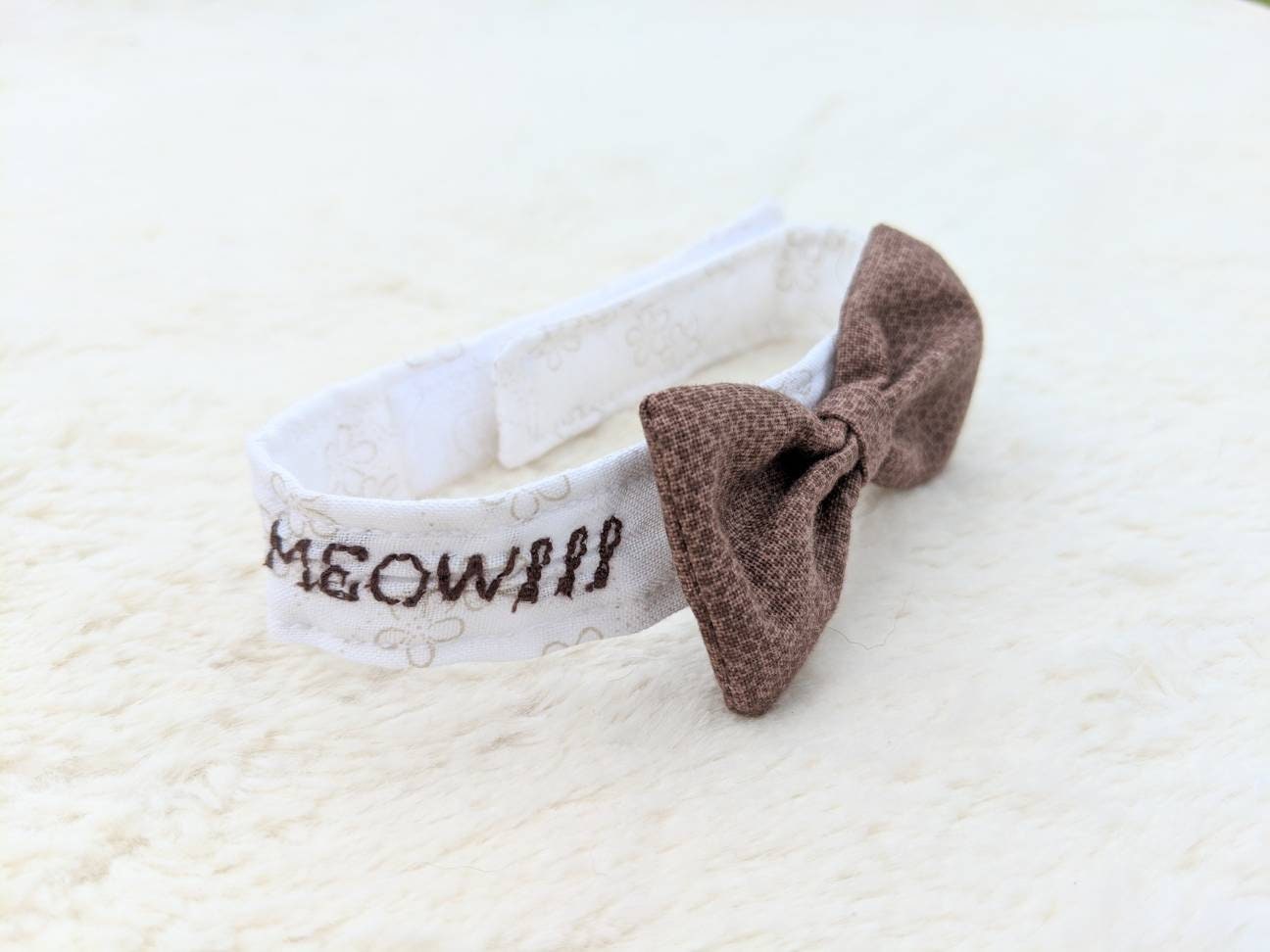 Cute Adjustable Cat Collar Accessory