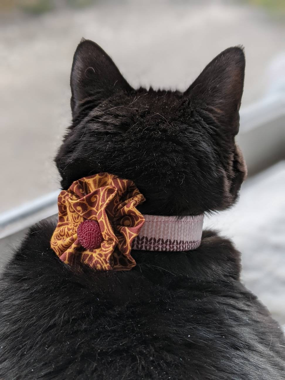 Cute Adjustable Cat Collar Accessory