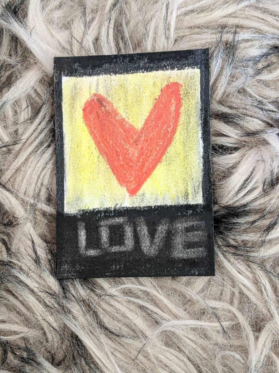 Hope, Love, and Faith ACEO Original Pastels Artwork
