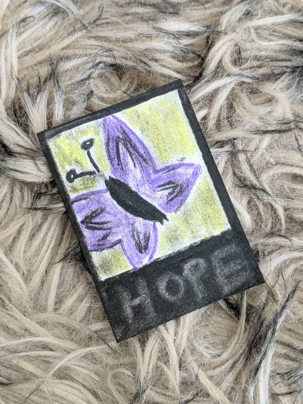 Hope, Love, and Faith ACEO Original Pastels Artwork